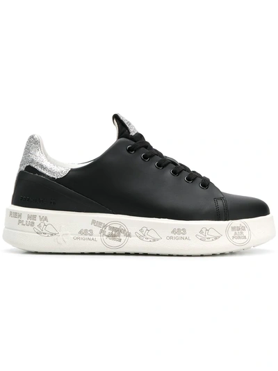 Shop White Premiata Bella 2670 Sneakers - Black