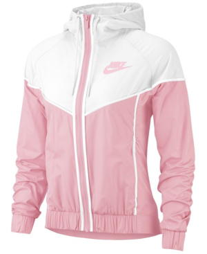 Nike Sportswear Windrunner Hooded Jacket In Pink Foam | ModeSens