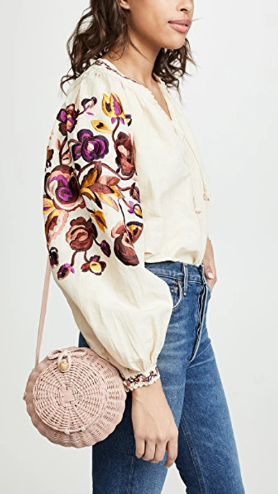 Shop Ulla Johnson Pomme Bag In Blush