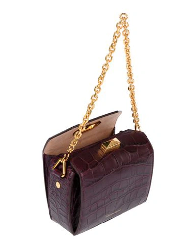 Shop Alexander Mcqueen Handbag In Deep Purple