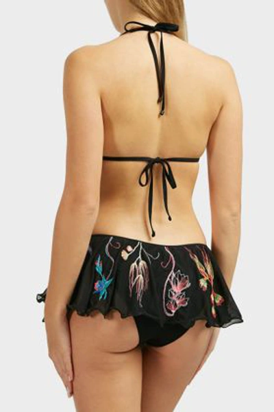Shop Missoni Embroidered Bikini In Black