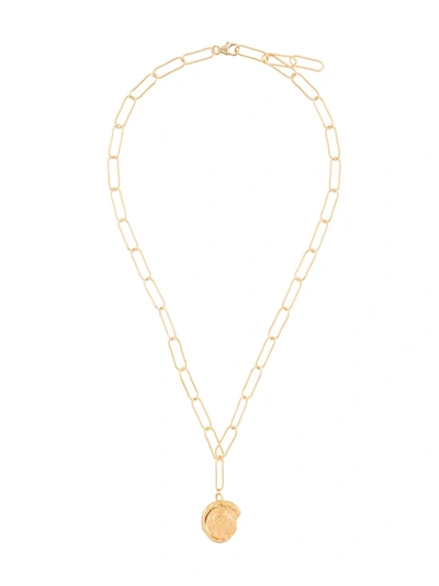 Shop Alighieri The Peacekeeper Necklace In Gold