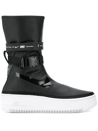 Shop Nike Air Force 1 Sage High Boots - Black