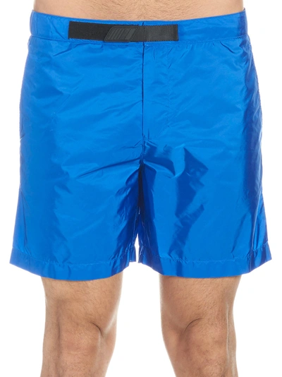 Shop Prada Beachwear In Blue