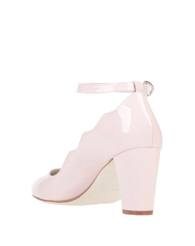Shop Francesca Bellavita Woman Pumps Light Pink Size 7 Soft Leather