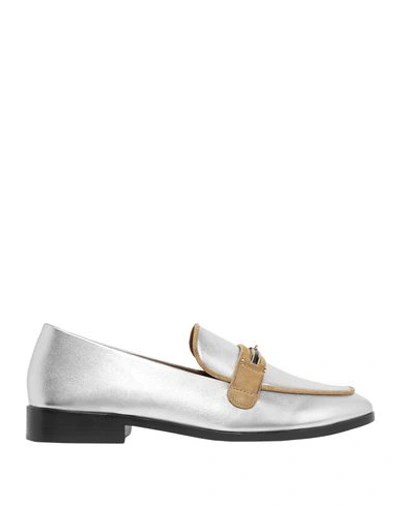 Shop Newbark Loafers In Silver