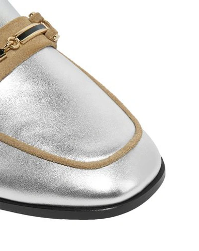Shop Newbark Loafers In Silver