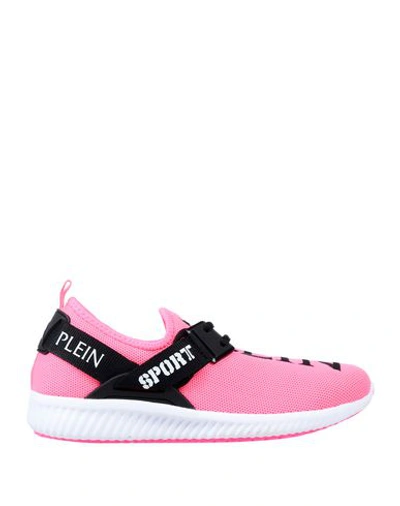 Shop Plein Sport Sneakers In Fuchsia