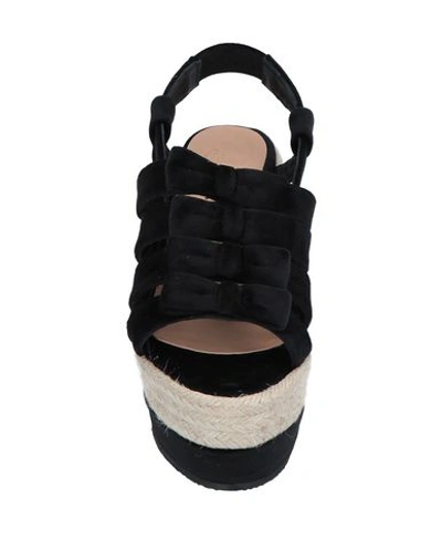 Shop Castaã±er Sandals In Black