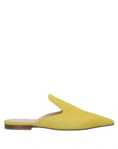 Shop Jucca Mules In Yellow