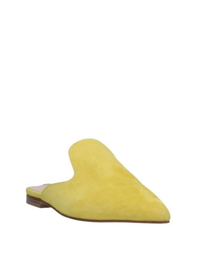 Shop Jucca Mules In Yellow