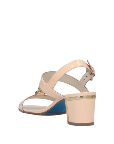 Shop Loriblu Sandals In Pale Pink