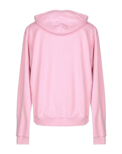 Shop Jw Anderson Hooded Sweatshirt In Pink