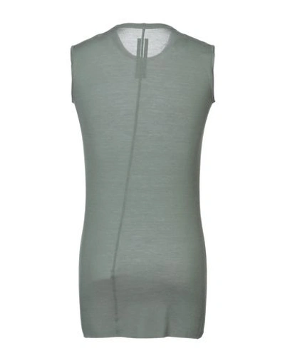 Shop Rick Owens Tank Top In Military Green