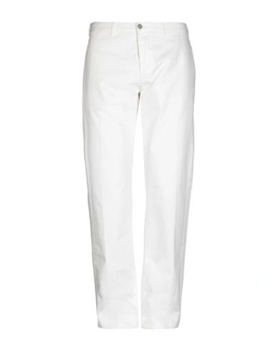 Shop Mauro Grifoni Casual Pants In White