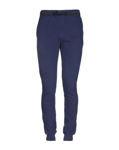 Shop Paul Smith Casual Pants In Dark Blue