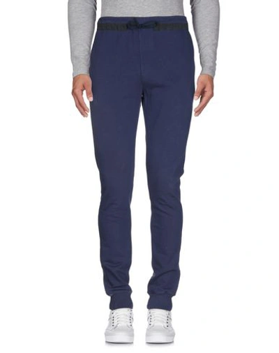 Shop Paul Smith Casual Pants In Dark Blue