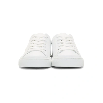 Shop Versace White Vintage Logo Tribute Sneakers In K0at White