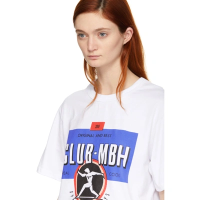 Shop Misbhv White Club-mbh T-shirt