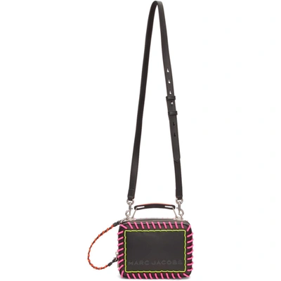 Shop Marc Jacobs Black The Whipstitch Box Bag In 001 Black