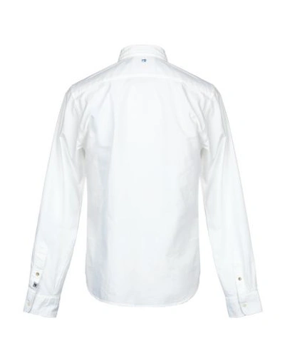 Shop Scotch & Soda Solid Color Shirt In White