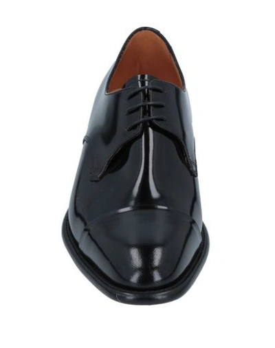 Shop Fabi Man Lace-up Shoes Black Size 10 Soft Leather
