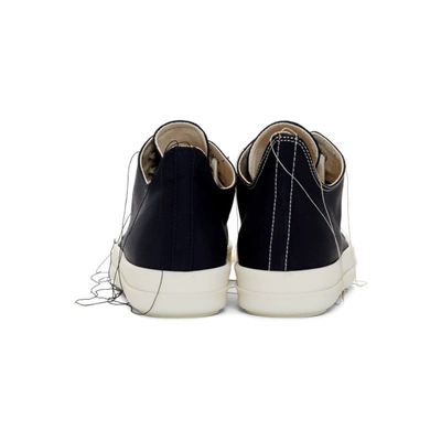 Shop Rick Owens Drkshdw Black 2-tone Stitch Sneakers In 9l9r81 Blk