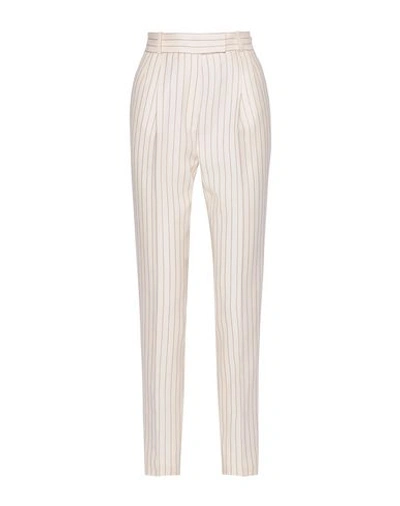 Shop Pallas Casual Pants In Ivory