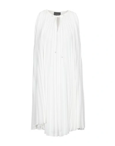 Shop Atos Lombardini Short Dress In White