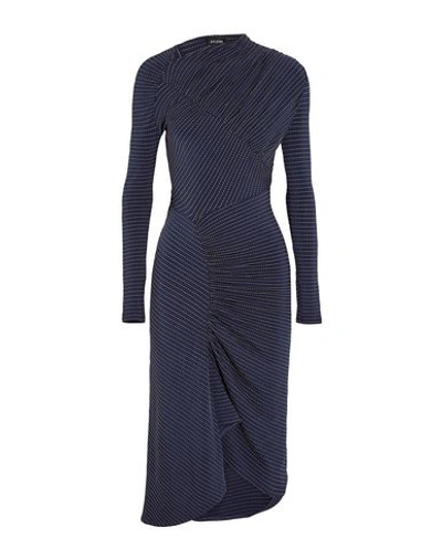 Shop Atlein Midi Dress In Slate Blue