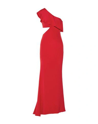 Shop Cushnie Et Ochs Long Dress In Red