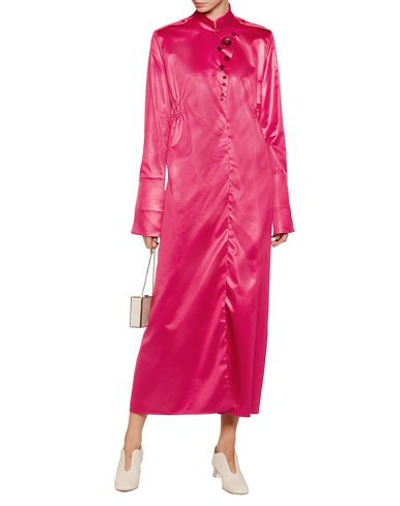 Shop Ellery Midi Dress In Fuchsia