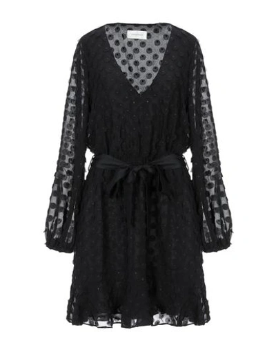 Shop Zimmermann Short Dress In Black