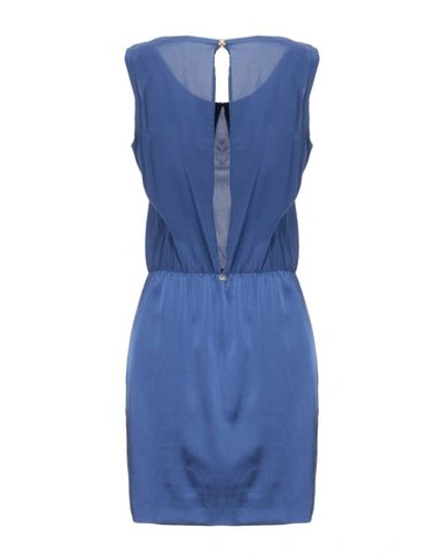 Shop Cycle Woman Mini Dress Midnight Blue Size M Silk, Lycra