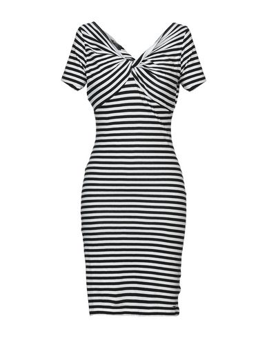 guess black and white striped dress