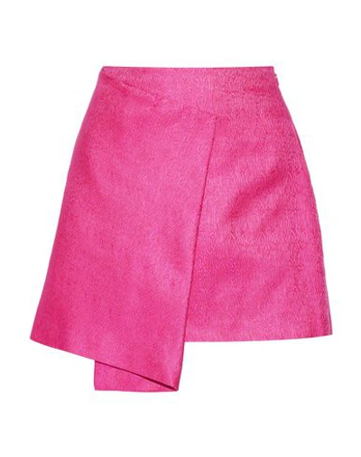 Shop Maiyet Mini Skirt In Fuchsia