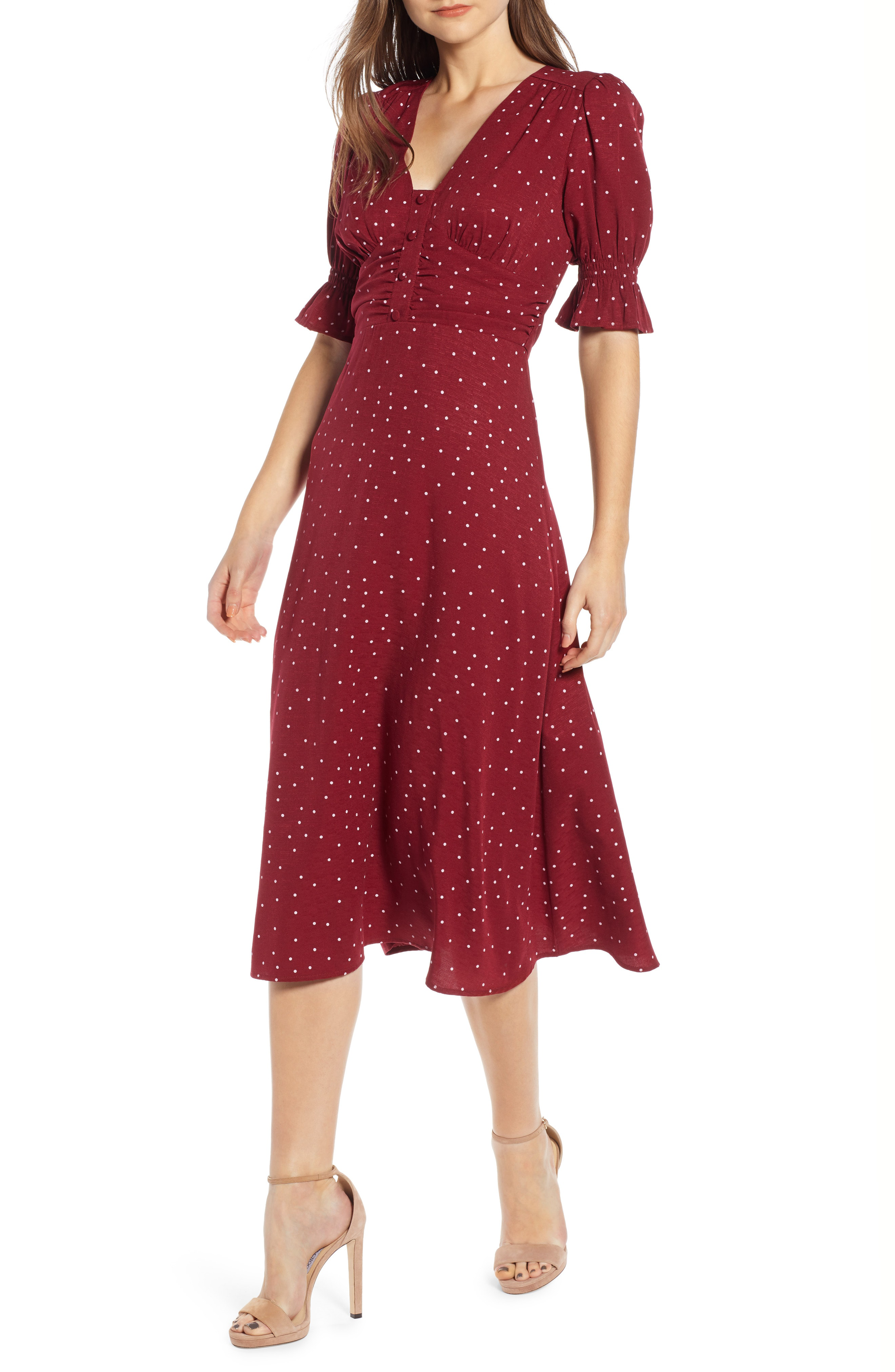 moon river polka dot dress