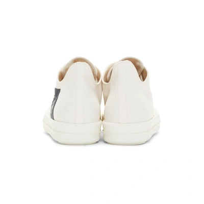 Shop Rick Owens Drkshdw Off-white Low Sneakers In Nat211