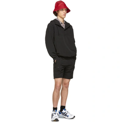 Shop Norse Projects Black Straight Luther Shorts