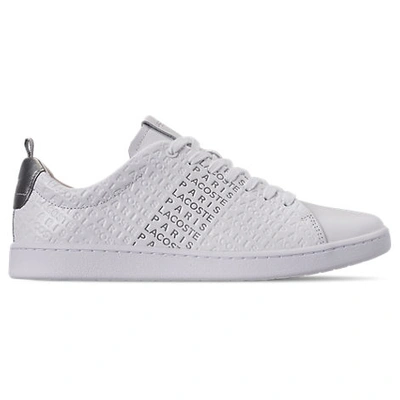 Lacoste Women's Carnaby Evo Paris Casual Shoes In White | ModeSens