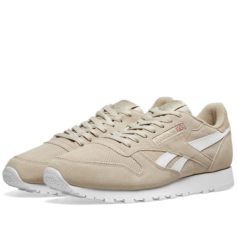 reebok beige suede