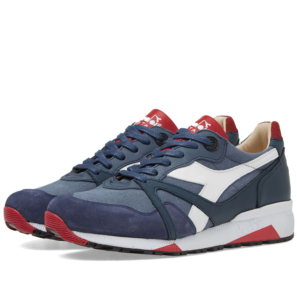 Diadora Heritage Trident 90 C Sw Trainer - Blue Dark Denim | ModeSens