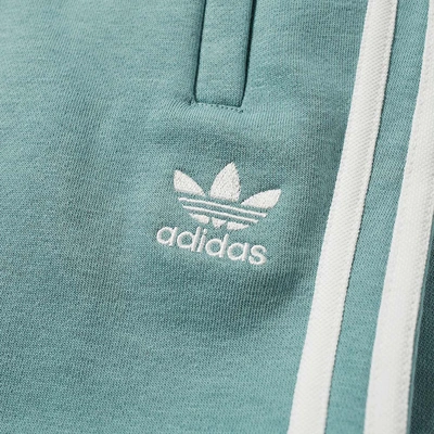 Shop Adidas Originals Adidas 3 Stripe Track Pant In Green