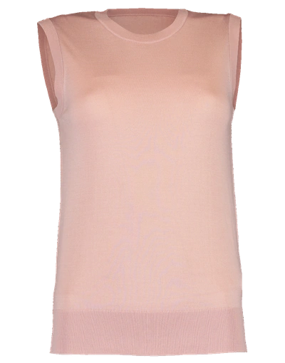 Shop Dolce & Gabbana Crewneck Shell In Rosa