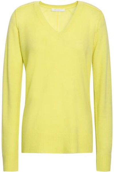 Shop Duffy Woman Cashmere Sweater Chartreuse