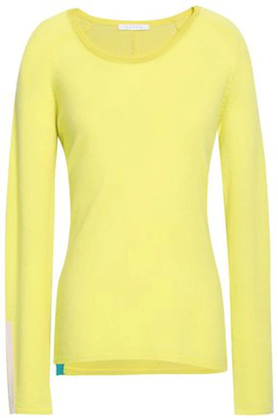Shop Duffy Woman Cashmere Sweater Bright Yellow