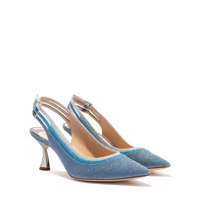 Shop Casadei K Blade Elle In Mas Blue