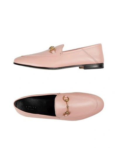 Shop Gucci Loafers In Pink