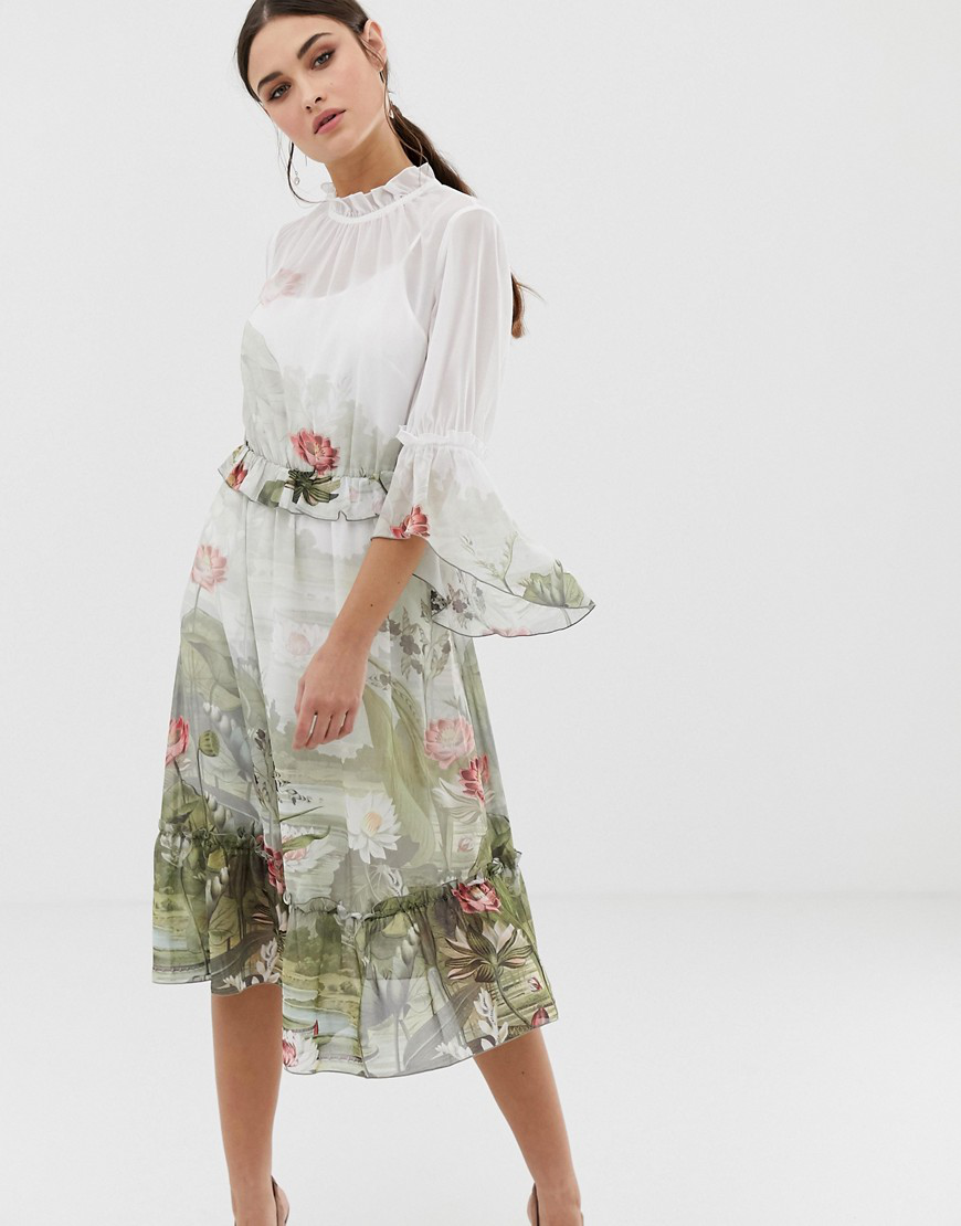 ted baker midi dress