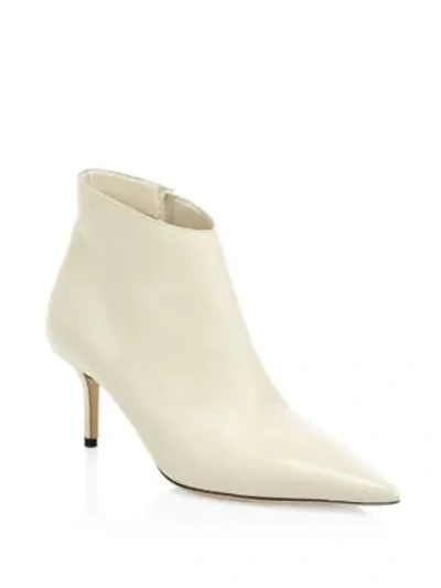 Shop Jimmy Choo Women's Marinda Point-toe Booties In Linen